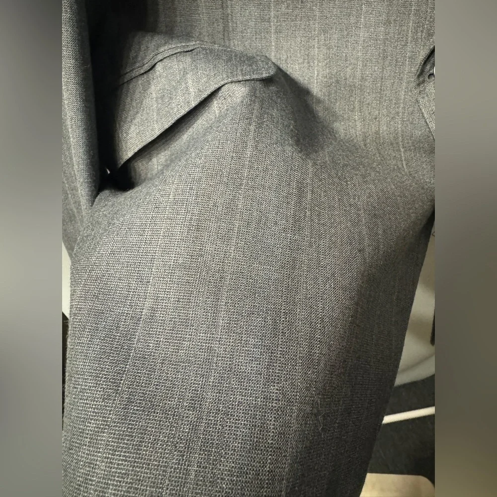 Imperial by Haggar - 2-Button Suit/Sports Coat - Gray w/tan line - Men’s Size 46